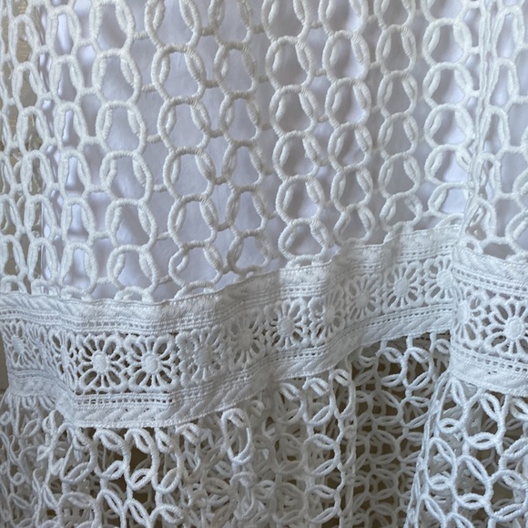 Crochet High/Low Midi Dress Size Small - Picture 6 of 11